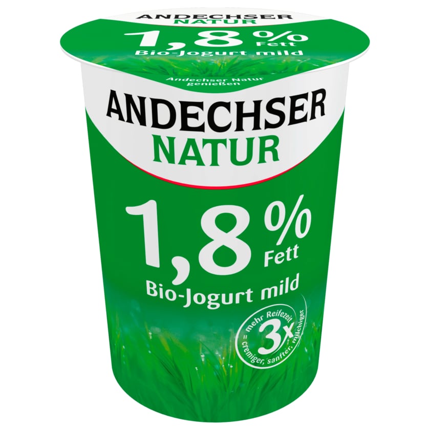 Andechser Natur Bio Jogurt mild 1,8% 500g